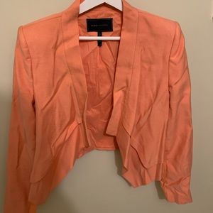 BCBG-Maxazria Coral/Orange Blazer